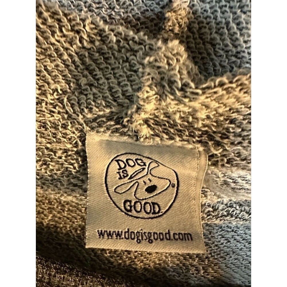 Dog is my Zen Gray Hoodie Shirt Women's Pocket Dog is Good Yoga Med T35 - Picture 3 of 6